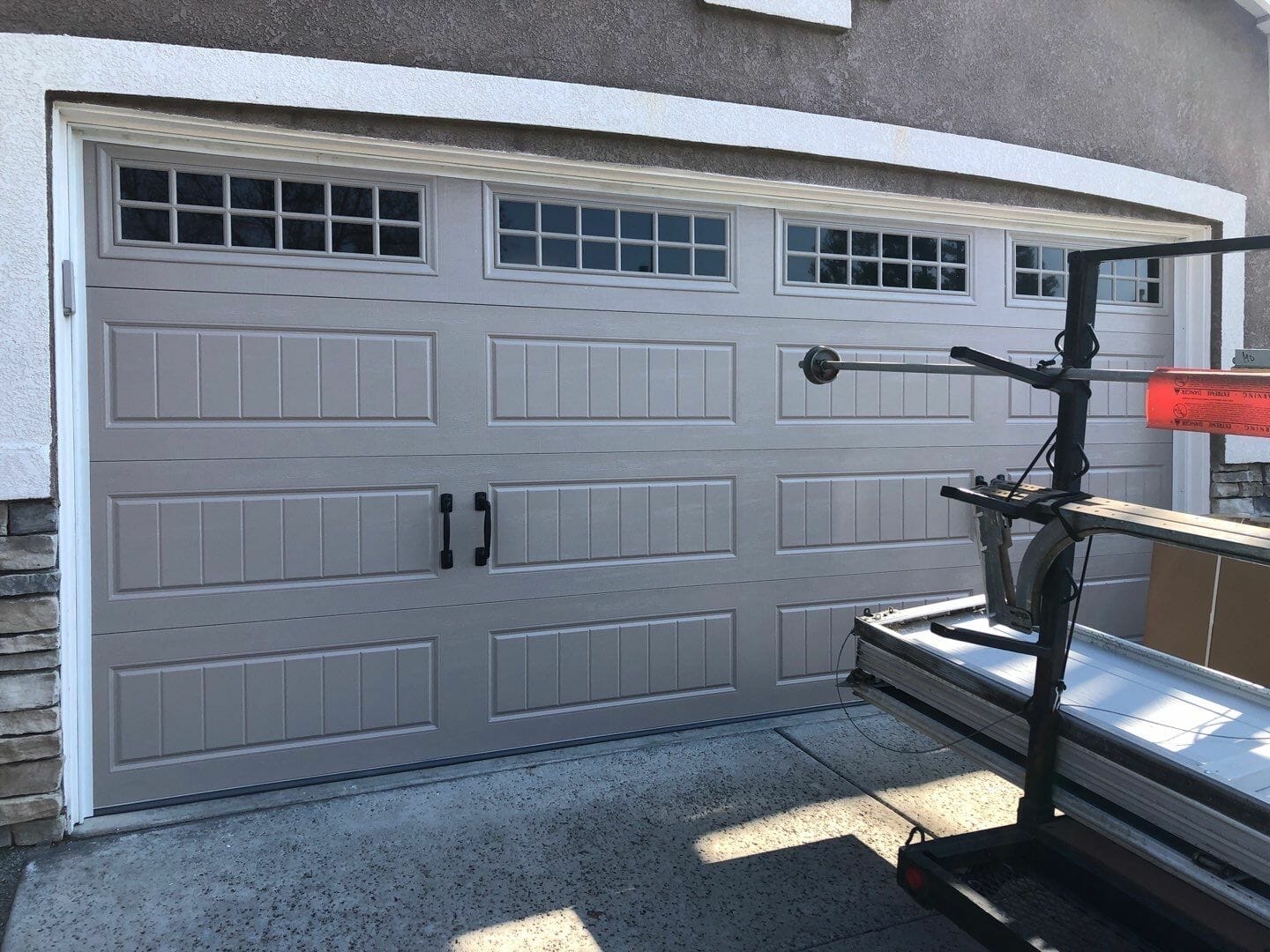 Amarr Sandtone Garage Door Installation in Tracy, CA