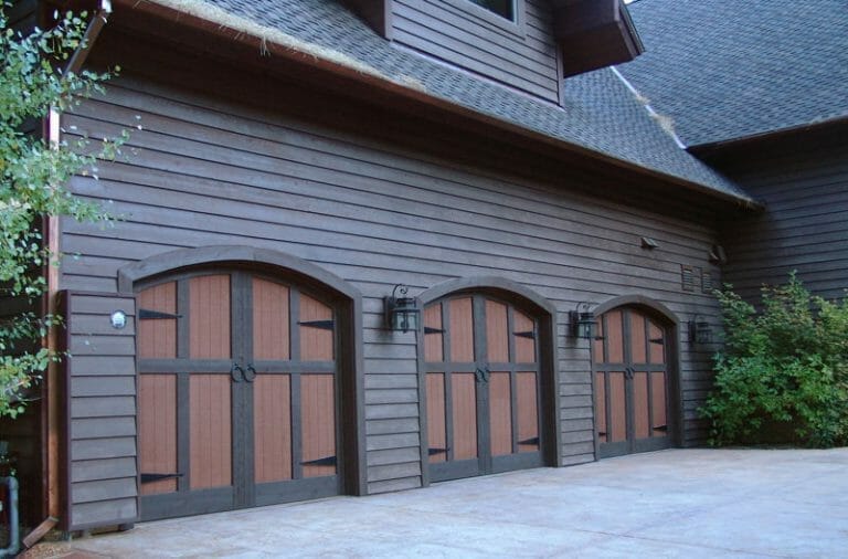 carriage house doors, three