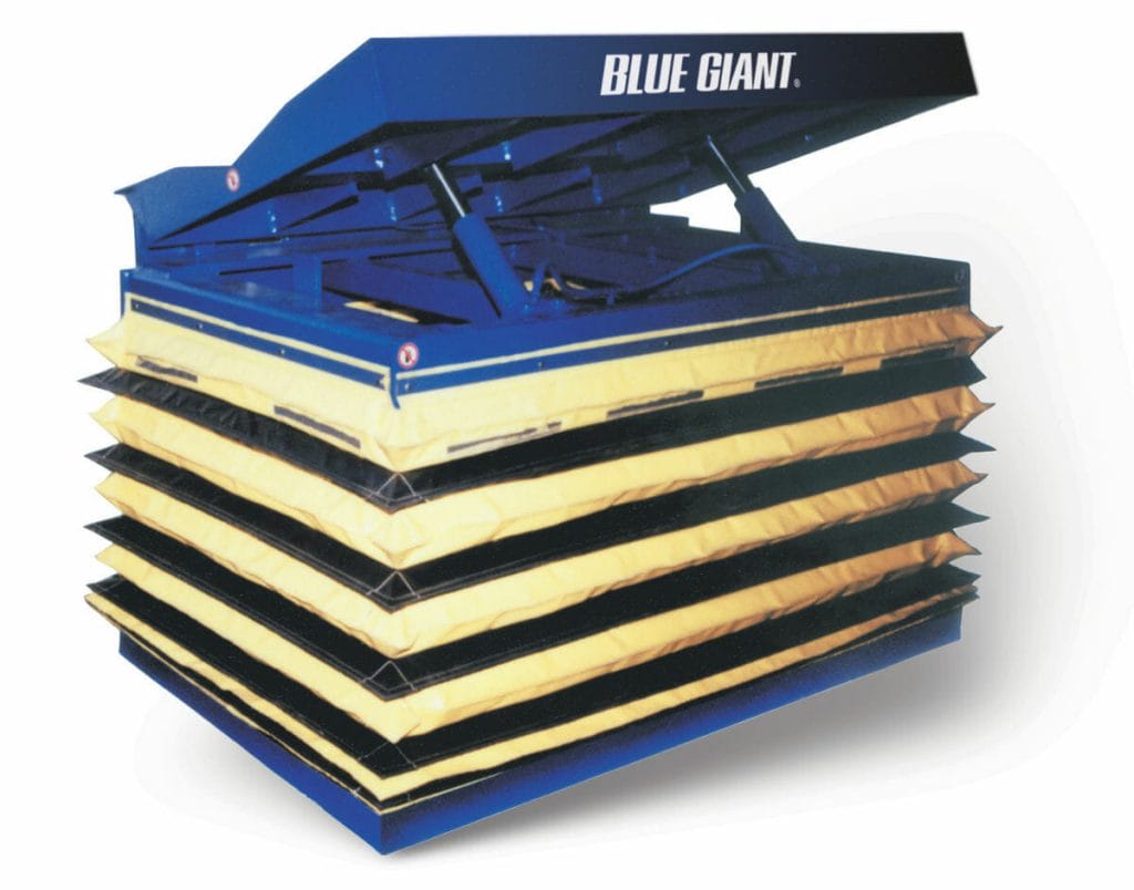 Blue Giant Lift Table Airbags