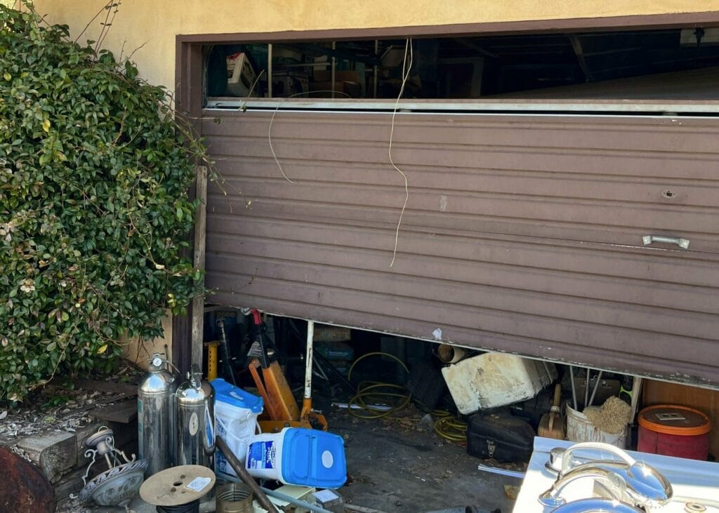 A Blocked Garage Door