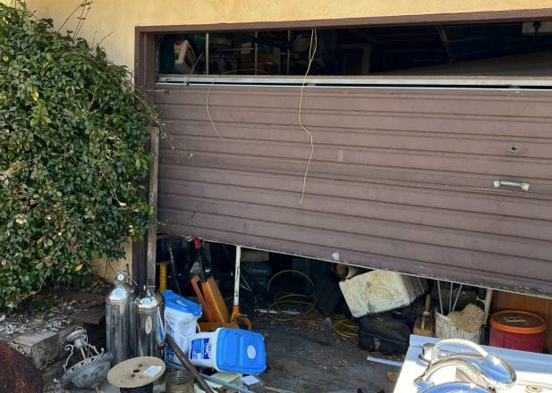 A Blocked Garage Door